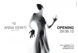 Anna Gemiti beauty spa, opening advertising - Mario Matera Group