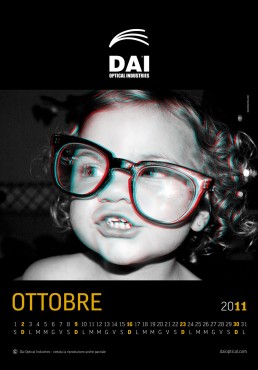 Dai Optical Industries, calendario 2011, ottobre - Mario Matera Group