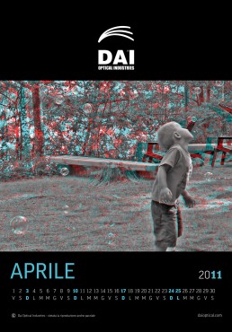 Dai Optical Industries, calendario 2011, aprile - Mario Matera Group