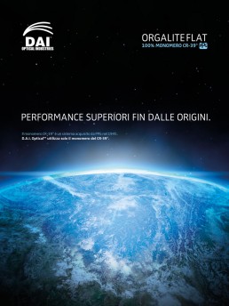 Dai Optical Industries, orgalite flat advertising - Mario Matera Group