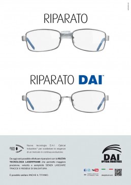 Dai Optical Industries, advertisting tecnologia laserframe - Mario Matera Group