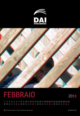 Dai Optical Industries, calendario 2011, febbraio - Mario Matera Group