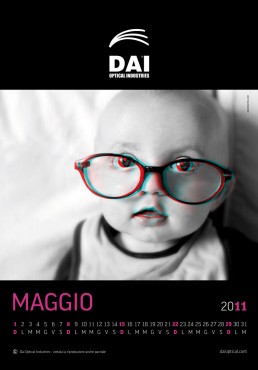 Dai Optical Industries, calendario 2011, maggio - Mario Matera Group